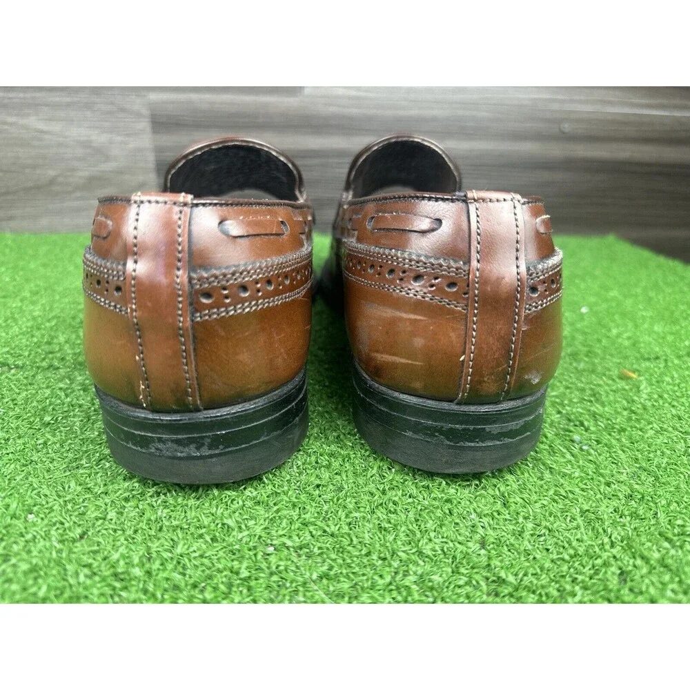 Vintage Stuart McGuire Men's Leather ‎ BiltRite Imperial Wingtips Size 8 1/2